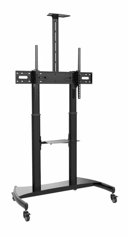 Stand TV mobil Serioux TV610TW 60inch-100inch, dimensiuni: 1220x710x2045~ 2365mm, compatibilitate  dimensiune ecran: 60inch-100inch, compatibilitate VESA: 400x400, 600x400, 800x400, 800x600, 900x600, 1000x600, Greutate maxima suportata: 100 kg
