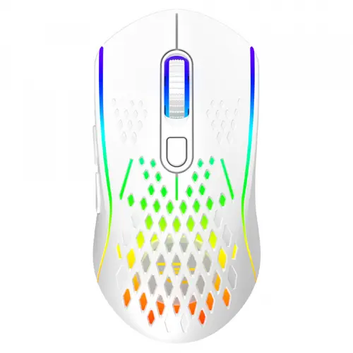 Mouse Gaming Wireless Proove Buzz, RGB, 800DPI - 4800DPI, Alb