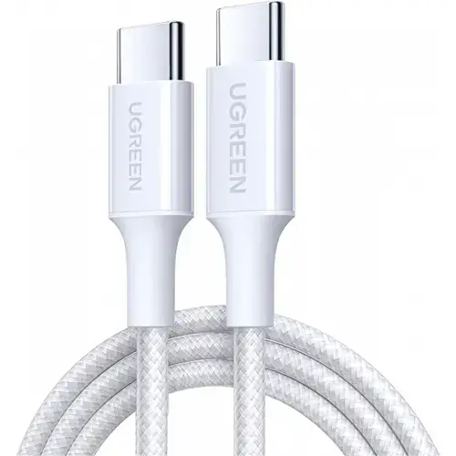 Cablu Date si Incarcare USB-C - USB-C UGREEN L501, 60W, 2m, Alb