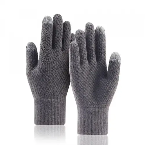 Manusi De Iarna Tactile Barbati Techsuit ST0013, Marime 22cm, Gri
