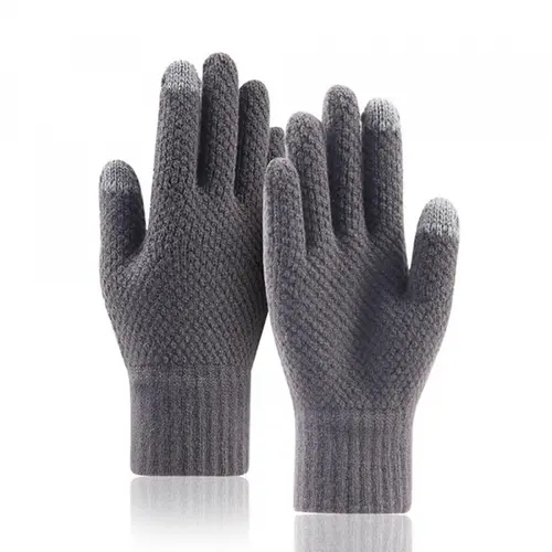 Manusi De Iarna Tactile Barbati Techsuit ST0013, Marime 22cm, Gri