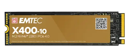 SSD EMTEC X400-10 Power Pro, 4 TB, NVMe PCIe Gen 4.0 x 4, M.2 2280