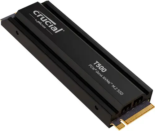 SSD Crucial T500 Heatsink, 2TB, M.2 2280, PCIe NVMe 4.0