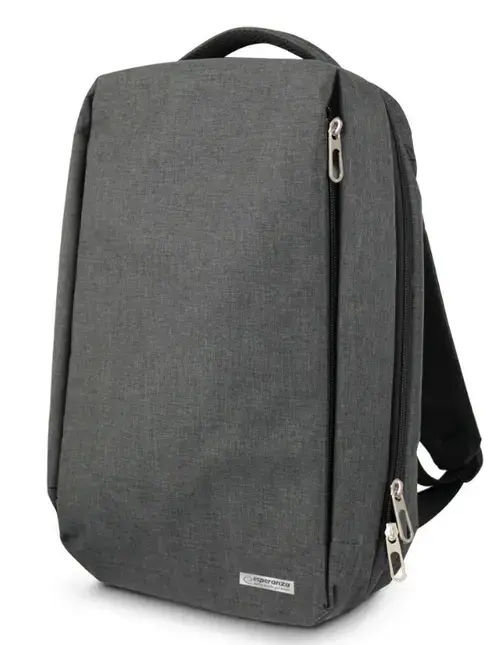 Rucsac laptop Esperanza VARESE ET198 15.6inch, poliester, Gri