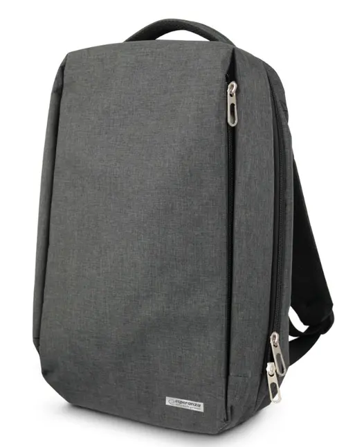 Rucsac laptop Esperanza VARESE ET198 15.6inch, poliester, Gri
