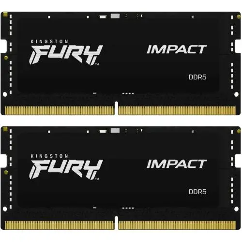 Memorii laptop SO-DIMM Kingston Fury Impact, 32GB, DDR5-6400MHz, CL38