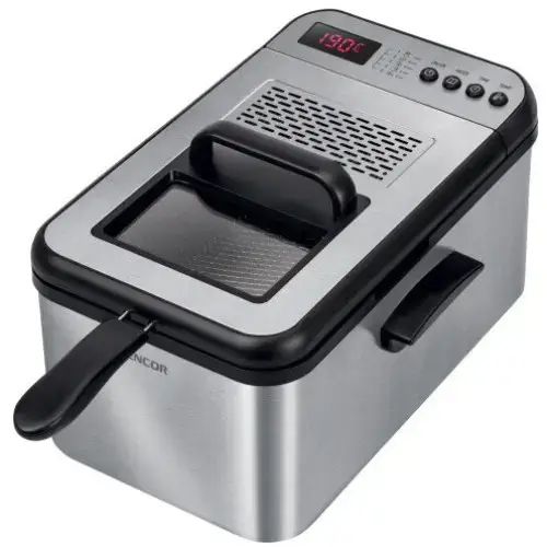 Friteuza Sencor SFR 8200SS, 2200 W, 3.2 l, temperatura reglabila 110-190 grade, Inox