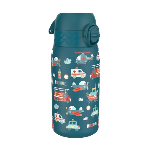 Sticla apa pentru copii, inox, 400ml, Rescue Vehicles - Ion8