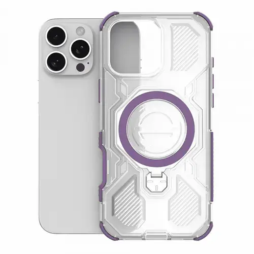 Husa pentru OnePlus 15, Techsuit, Carbon Shield Pro, Mov