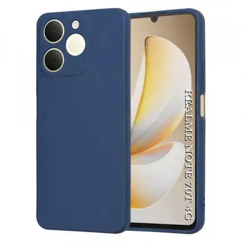 Husa pentru Realme Note 70T, Techsuit, SoftFlex, Bleumarin