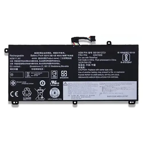 Baterie pentru Lenovo ThinkPad W550S Li-Ion 3860mAh 3 celule 11.4V