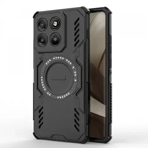 Husa pentru Motorola Edge 70, Techsuit, ArmorMag, Neagra