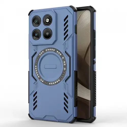 Husa pentru Motorola Edge 70, Techsuit, ArmorMag, Albastra