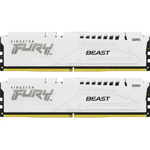 Memorii Kingston FURY Beast White 32GB DDR5 6000MHz CL36 Dual Channel Kit