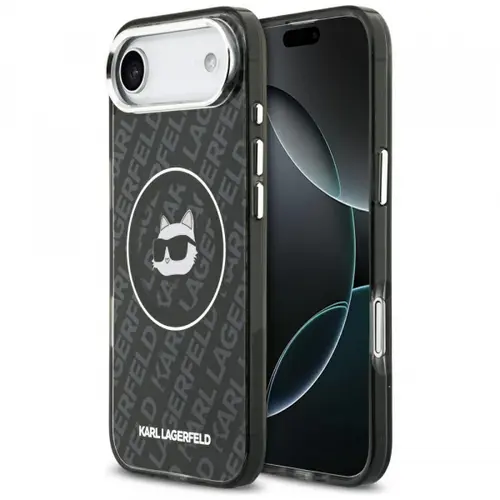 Husa MagSafe pentru Apple iPhone Air, Karl Lagerfeld, IML Choupette`s Head, Neagra