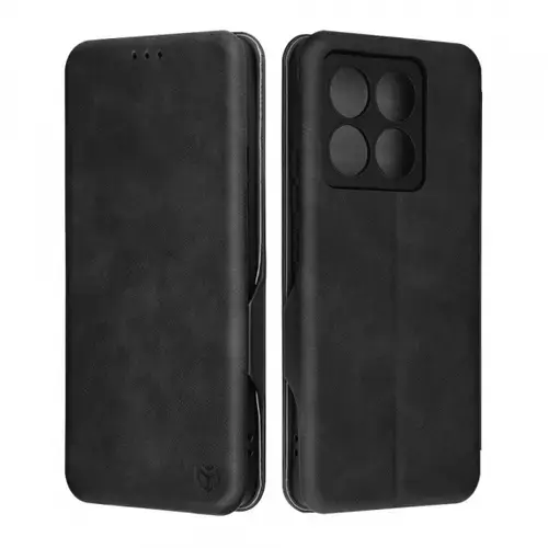 Husa pentru Xiaomi 14T, Techsuit, Safe Wallet Plus, Neagra