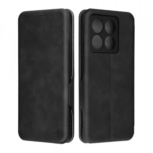 Husa pentru Xiaomi 14T, Techsuit, Safe Wallet Plus, Neagra