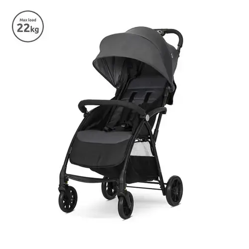 Carucior pentru nou-nascut Lorelli Fresh, ultra-light, pana la 22 kg, Gri
