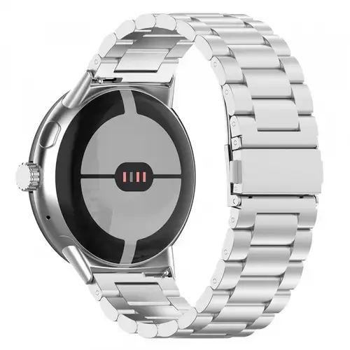 Curea Techsuit W010 pentru Google Pixel Watch 4 45mm, Argintie