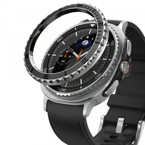 Rama Protectie Ringke Premium Styling pentru Samsung Galaxy Watch8 Classic, Neagra