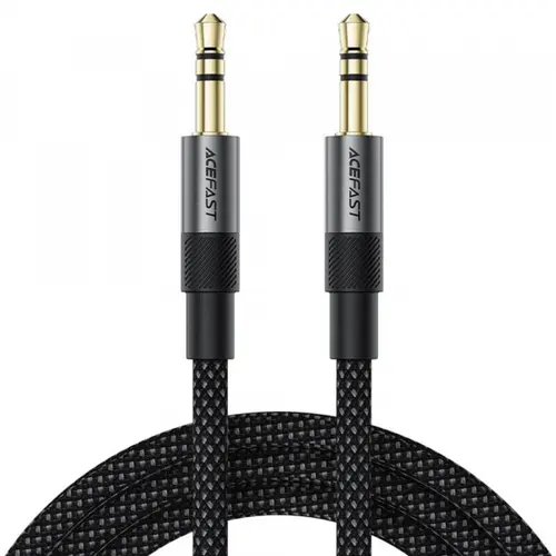 Cablu Audio 3.5mm - 3.5mm Acefast J10, 1m, Negru