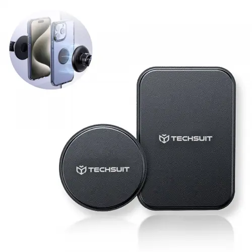 Sticker Metalic Techsuit MP02 2in1, Negru