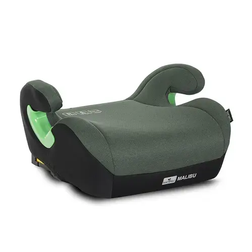 Inaltator auto pentru copii Lorelli Malibu, Isofix, 6-12 Ani, 125-150 cm, cu conectori pentru ghidaj, Verde