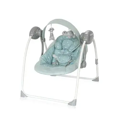 Leagan Lorelli Portofino Frosty Green Stars, electric si muzical, greutate maxima suportata de 9 kg