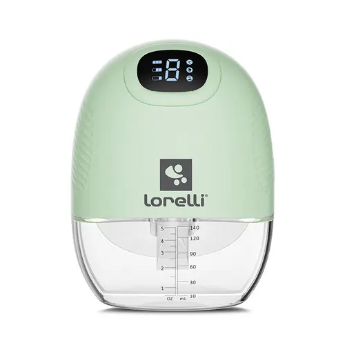 Pompa  de san electrica Lorelli Alice, portabila, utilizare fara maini, recipient 140ml, Verde