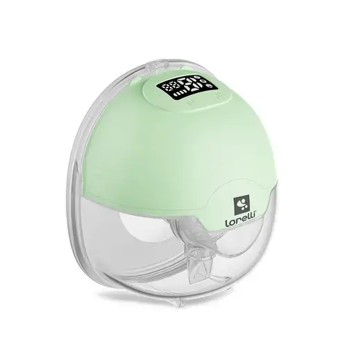 Pompa  de san electrica Lorelli Aya, portabila, utilizare fara maini, recipient 180ml, Verde