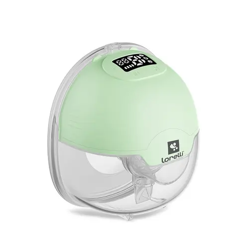 Pompa  de san electrica Lorelli Aya, portabila, utilizare fara maini, recipient 180ml, Verde