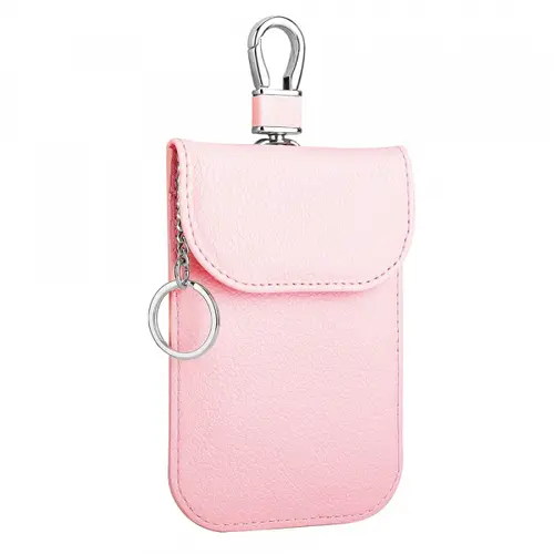 Portofel cu Protectie RFID Techsuit AF2, Roz