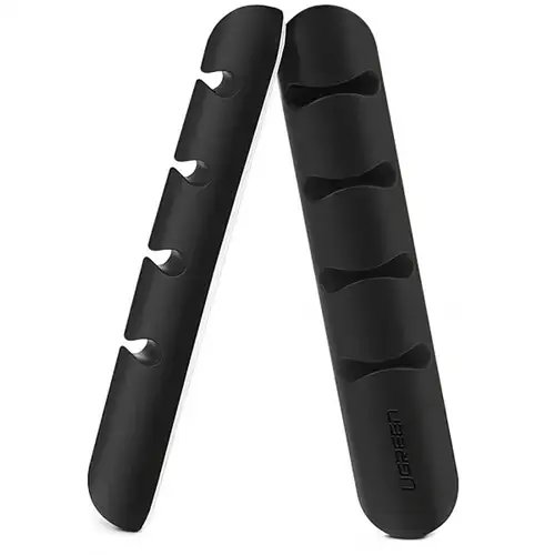 Organizator Cabluri UGREEN, Set 2 bucati, Negru