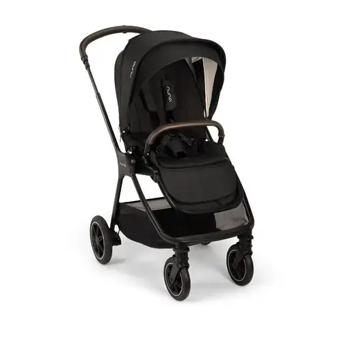 Carucior compact Nuna TRIV next Caviar, 0 - 22kg, Negru