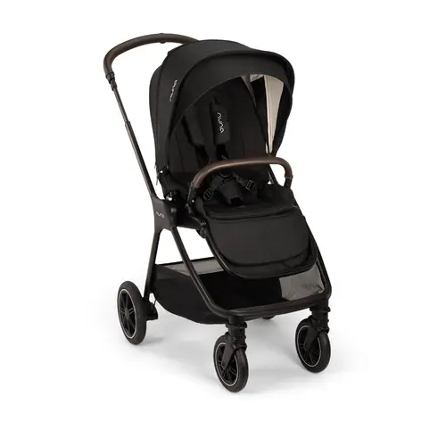 Carucior compact Nuna TRIV next Caviar, 0 - 22kg, Negru