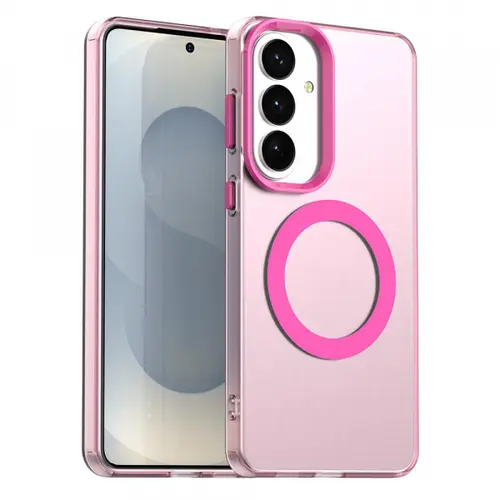 Husa MagSafe pentru Samsung Galaxy S26 Plus, Techsuit, CandyCase, Roz