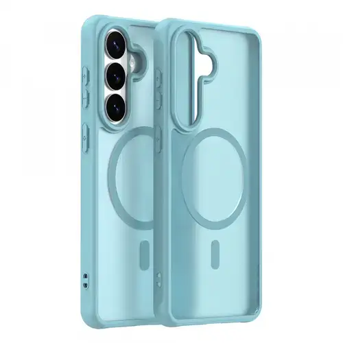 Husa MagSafe pentru Samsung Galaxy S26 Plus, Techsuit, HaloFrost II, Verde Deschis