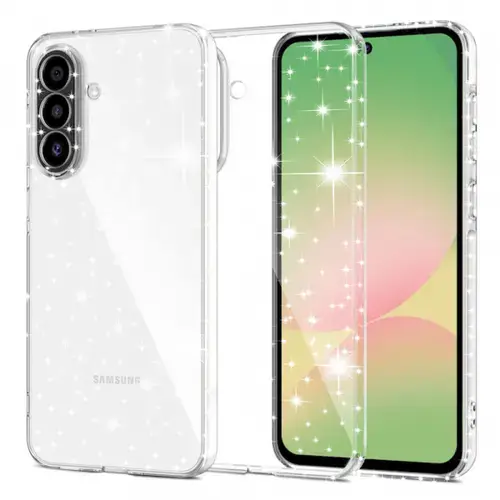 Husa pentru Samsung Galaxy A57 5G, Techsuit, SparkleSkin, Transparenta