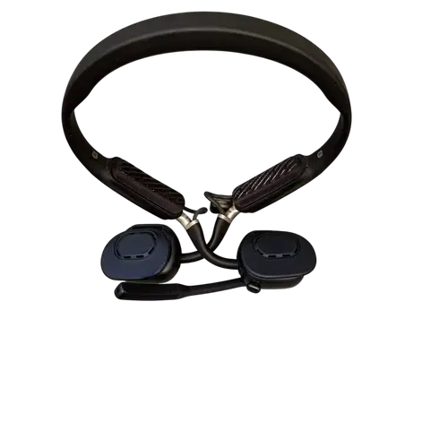 Casti SHOKZ OpenMeet UC, USB-C, Bluetooth, Microfon, Negru