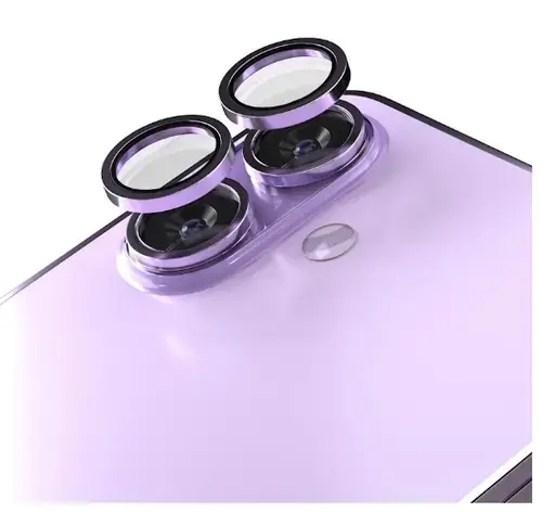 Folie de protectie Camera Spate Etteri pentru Apple iPhone 17, Sticla Securizata, Mov