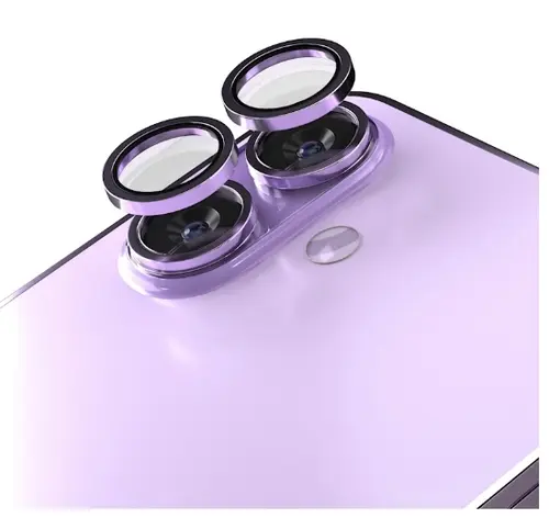 Folie de protectie Camera Spate Etteri pentru Apple iPhone 17, Sticla Securizata, Mov