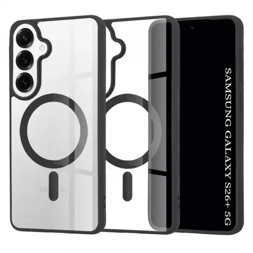 Husa MagSafe pentru Samsung Galaxy S26 Plus, Techsuit, Pro, Neagra