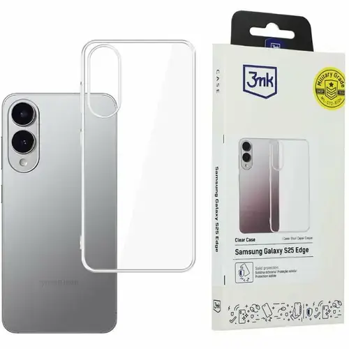 Husa de protectie 3MK Clear Case pentru Samsung Galaxy S25 Edge Transparenta 