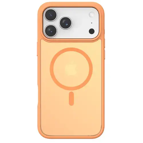 Husa Devia Pino Series Magnetic Shockproof iPhone 17 Pro Max Portocaliu