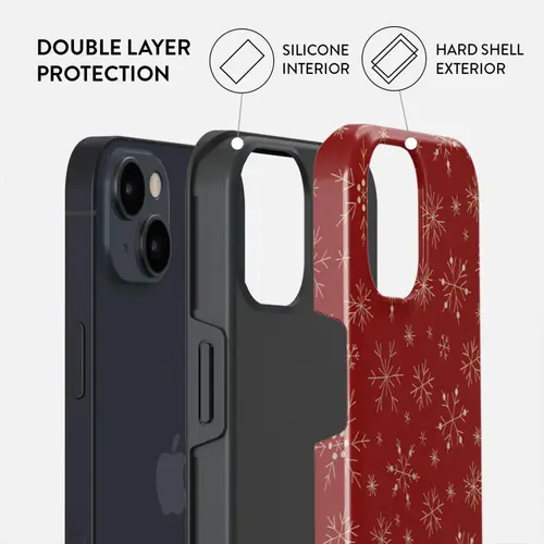 Husa Burga Dual Layer Dear Santa iPhone 14