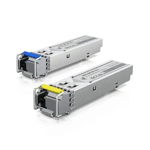 Set 20 module SFP Ubiquiti UACC-OM-SM-1G-S, Single-mode, Simplex LC, 1.25Gbps, 3km, inox