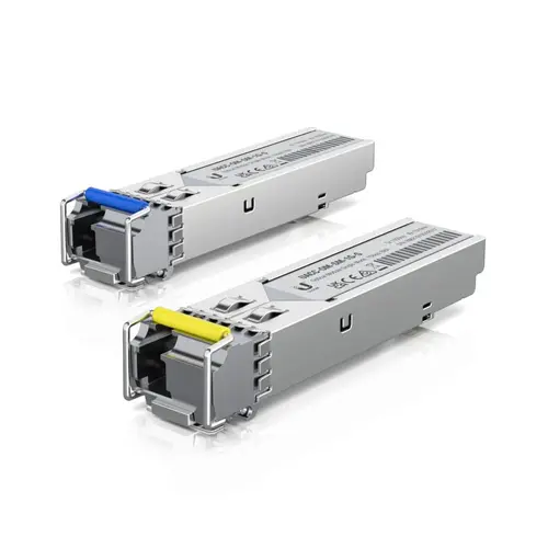 Set 20 module SFP Ubiquiti UACC-OM-SM-1G-S, Single-mode, Simplex LC, 1.25Gbps, 3km, inox