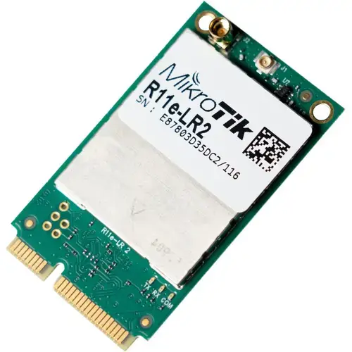 Placa de retea MikroTik R11e-LR2 PCIe Mini Card