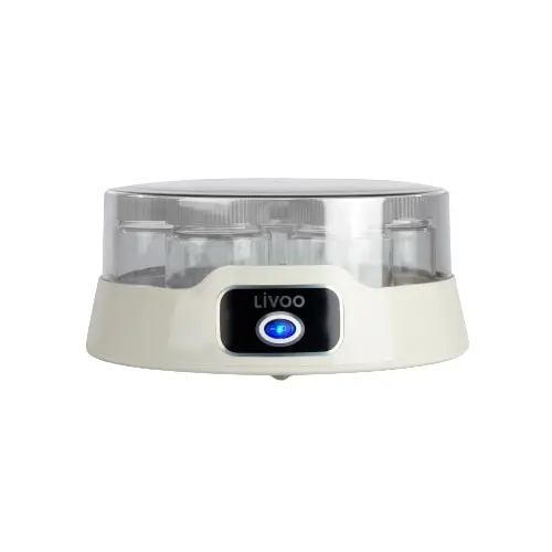 Aparat de preparat iaurt Livoo DOP180G, 20W, 14 borcanele de sticla × 170 ml