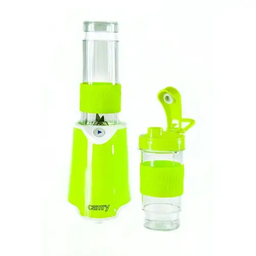 Mini Blender Smoothie Camry CR 4069, 500 W, 1 viteza, 2 recipiente ,0.6 l,0,47I, Verde